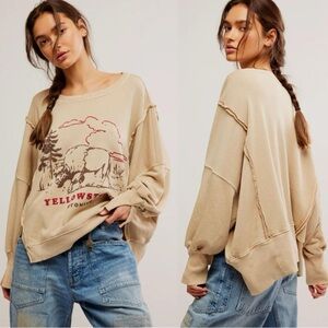 Free People Camden Yellowstone sweatshirt